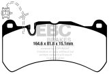 EBC 2014+ Maserati Ghibli 3.0TT RWD Yellowstuff Front Brake Pads thumbnail 2