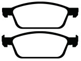 EBC 2013+ Ford Escape 1.6L/2.0L (Incl 4WD) Greenstuff Front Brake Pads thumbnail 2