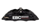 EBC Racing 05-11 Ford Focus ST (Mk2) Front Left Apollo-4 Black Caliper thumbnail 2