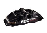 EBC Racing 05-11 Ford Focus ST (Mk2) Front Left Apollo-4 Black Caliper thumbnail 5