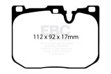 EBC Racing 12-19 BMW 1 Series (F20) RP-1 Race Front Brake Pads thumbnail 9