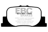 EBC 00-01 Lexus ES300 3.0 Ultimax2 Rear Brake Pads thumbnail 3