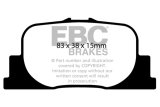 EBC 00-01 Lexus ES300 3.0 Ultimax2 Rear Brake Pads thumbnail 5