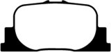EBC 00-01 Lexus ES300 3.0 Ultimax2 Rear Brake Pads thumbnail 6