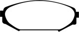 EBC 00-02 Acura MDX 3.5 Greenstuff Front Brake Pads thumbnail 2