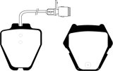 EBC 00-03 Audi A8 Quattro 4.2 (8 Pad Set) Ultimax2 Front Brake Pads thumbnail 2