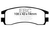 EBC 00-05 Buick Le Sabre (FWD) 3.8 (15in Wheels) Yellowstuff Rear Brake Pads thumbnail 3