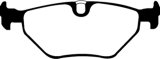 EBC 01-03 BMW 525i 2.5 (E39) Yellowstuff Rear Brake Pads thumbnail 7