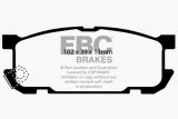 EBC 01-03 Mazda Miata MX5 1.8 (Sports Suspension) Yellowstuff Rear Brake Pads thumbnail 6