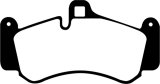 EBC 01-03 Porsche 911 (996) (Cast Iron Rotor only) 3.6 Twin Turbo GT2 Yellowstuff Front Brake Pads thumbnail 7