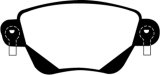 EBC 01-04 Jaguar X-Type 2.5 Redstuff Rear Brake Pads thumbnail 7