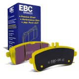 EBC 2015+ Mercedes-Benz C63 AMG (W205) Yellowstuff Rear Brake Pads thumbnail 1