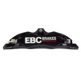 EBC Racing 00-07 BMW M3 (E46) Black Apollo-4 Calipers 355mm Rotors Front Big Brake Kit thumbnail 4