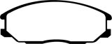 EBC 01-06 Hyundai Santa Fe 2.4 Greenstuff Front Brake Pads thumbnail 2
