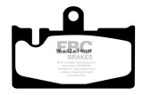 EBC 01-06 Lexus LS430 4.3 Yellowstuff Rear Brake Pads thumbnail 5