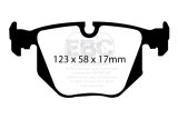 EBC 01-07 BMW M3 3.2 (E46) Redstuff Rear Brake Pads thumbnail 6