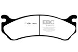 EBC 02 Cadillac Escalade 5.3 (Akebono rear caliper) Extra Duty Front Brake Pads thumbnail 4