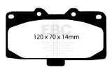 EBC 02-04 Mercedes-Benz C32 AMG (W203) 3.2 Supercharged Ultimax2 Front Brake Pads thumbnail 7
