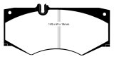EBC 02-08 Mercedes-Benz G500 5.0 Yellowstuff Front Brake Pads thumbnail 1