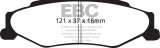 EBC 03-04 Cadillac XLR 4.6 Yellowstuff Rear Brake Pads thumbnail 7