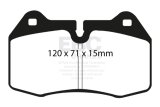 EBC 03-04 Infiniti G35 3.5 (Manual) (Brembo) Redstuff Front Brake Pads thumbnail 6