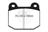 EBC 03-04 Infiniti G35 3.5 (Manual) (Brembo) Ultimax2 Rear Brake Pads thumbnail 7