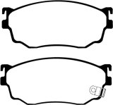 EBC 03-04 Mazda Protege 2.0 Turbo (Mazdaspeed) Redstuff Front Brake Pads thumbnail 3