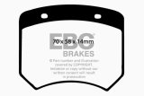 EBC 03-04 Morgan Aero 8 4.4 Redstuff Rear Brake Pads thumbnail 4