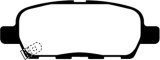 EBC 03-05 Infiniti FX35 3.5 Yellowstuff Rear Brake Pads thumbnail 7