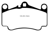 EBC 03-05 Porsche 911 (996) (Cast Iron Rotor only) 3.6 Carrera 4S Bluestuff Front Brake Pads thumbnail 1