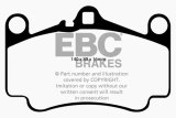 EBC 03-05 Porsche 911 (996) (Cast Iron Rotor only) 3.6 Carrera 4S Bluestuff Front Brake Pads thumbnail 7