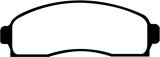 EBC 03-06 Chevrolet Equinox 3.4 Greenstuff Front Brake Pads thumbnail 6
