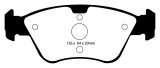 EBC 03-08 Chrysler Crossfire 3.2 Redstuff Front Brake Pads thumbnail 1