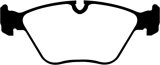 EBC 04-06 BMW X3 2.5 (E83) Yellowstuff Front Brake Pads thumbnail 7