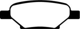 EBC 04-06 Chevrolet Cobalt 2.0 Supercharged Redstuff Rear Brake Pads thumbnail 7