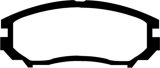 EBC 04-06 Hyundai Tiburon 2.7 6 speed Greenstuff Front Brake Pads thumbnail 1