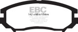 EBC 04-06 Hyundai Tiburon 2.7 6 speed Greenstuff Front Brake Pads thumbnail 4