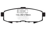 EBC 04-06 Mazda MPV 3.0 Ultimax2 Rear Brake Pads thumbnail 5