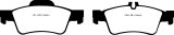 EBC 04-06 Mercedes-Benz CL500 5.0 Redstuff Rear Brake Pads thumbnail 1