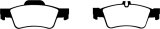 EBC 04-06 Mercedes-Benz CL500 5.0 Redstuff Rear Brake Pads thumbnail 7