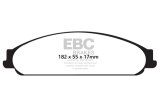 EBC 04-07 Ford Five Hundred 3.0 Redstuff Front Brake Pads thumbnail 4