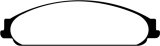 EBC 04-07 Ford Five Hundred 3.0 Redstuff Front Brake Pads thumbnail 5