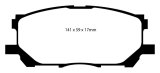 EBC 04-07 Lexus RX330 3.3 Yellowstuff Front Brake Pads thumbnail 2