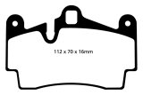 EBC 04-07 Porsche Cayenne 3.2 Redstuff Rear Brake Pads thumbnail 1