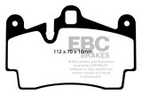 EBC 04-07 Porsche Cayenne 3.2 Redstuff Rear Brake Pads thumbnail 6
