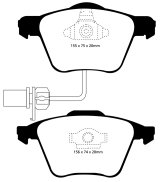 EBC 04-08 Audi S4 4.2 Bluestuff Front Brake Pads thumbnail 1
