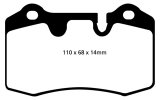 EBC 04-12 Aston Martin DB9 5.9 Redstuff Rear Brake Pads thumbnail 1