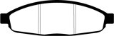 EBC 05-07 Chrysler Pacifica 3.5 Greenstuff Front Brake Pads thumbnail 1