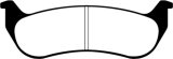EBC 05-07 Chrysler Pacifica 3.5 Greenstuff Rear Brake Pads thumbnail 1