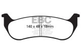 EBC 05-07 Chrysler Pacifica 3.5 Greenstuff Rear Brake Pads thumbnail 3